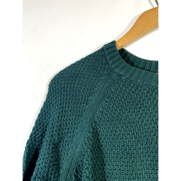 Old Navy Tunic Sweater Emerald Green Size Large Womens Tunic Textured Knit - Picture 3 of 10